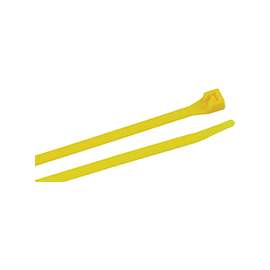 GB 45-308FY Double Lock, Self-Cutting Cable Tie, 6/6 Nylon, Fluorescent Yellow