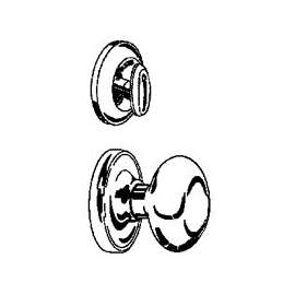 Kwikset 966H5BX Single-Cylinder Door Knob, Satin Nickel