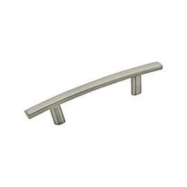 Amerock Cyprus TEN26201G10 Cabinet Pull, 5-1/4 in L Handle, Zinc, Satin Nickel