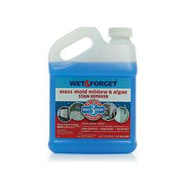 WET & FORGET 800003 Concentrated Stain Remover, 0.5 gal Bottle