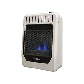 ProCom Heating MGT10BF Ventless Blue Flame Heater, 10,000 Btu, 500 sq-ft Heating Area, Liquid Propane
