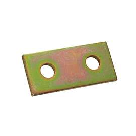SuperStrut 200 Series ZAB206-10 Flat Straight Bracket, Steel, Gold