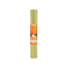 Con-Tact 04F-C6L89-06 Shelf and Drawer Liner, 4 ft L, 12 in W, PVC, Lemon Grass