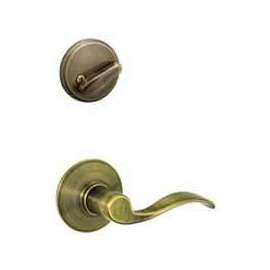Schlage F59ACC609RH Trim Interior Accent, Antique Brass