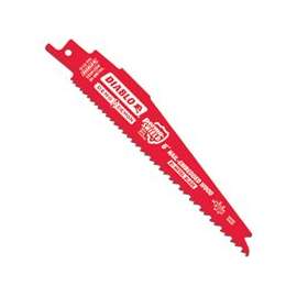 Diablo DS0612BW2 Reciprocating Saw Blade, 6/12 TPI, Bi-Metal, Perma-Shield