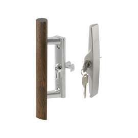 Prime-Line C 1064 Handle Set, 1 in Thick Door, Aluminum