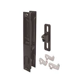 Prime-Line C 1043 Handle Set, 1 to 1-1/4 in Thick Door, Aluminum, Painted
