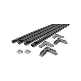 Make-2-Fit PL 7858 Screen Frame Kit, Aluminum, Gray, Painted, 10-Piece, For 60 x 60 in Screen Frame