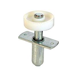 Prime-Line N 6614 Roller Guide, Steel, White