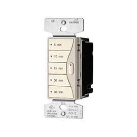 Eaton Wiring Devices 9590DS Programmable Minute Timer, 15 A, 120 V, 5, 10, 15, 30, 60 min Off Time Setting