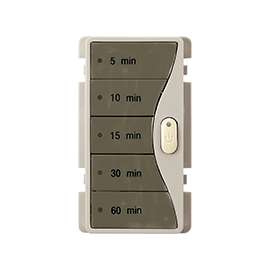 Eaton Wiring Devices 9590SG Programmable Minute Timer, 15 A, 120 V, 5, 10, 15, 30, 60 min Off Time Setting