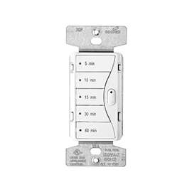 Eaton Wiring Devices 9590WS Programmable Minute Timer, 15 A, 120 V, 5, 10, 15, 30, 60 min Off Time Setting