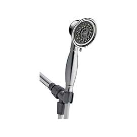 Waterpik VAT-343E Handheld Shower Head, 3-Spray Function, 60 in L Hose, Chrome