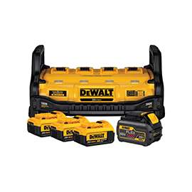 DeWALT DCB1800M3T1 Power Station and Simultaneous Battery Charge Kit