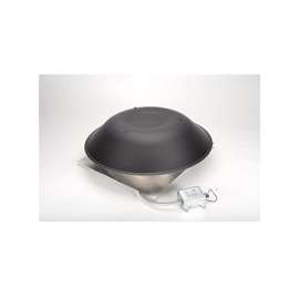 LOMANCO LomanCool 2000B Standard Power Vent, Aluminum, Black
