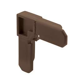 Prime-Line PL 14273 Square Cut Screen Frame Corner, Plastic, Bronze