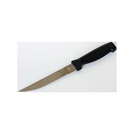 Chef Craft 20883 Utility Knife, Stainless Steel Blade, Black Handle