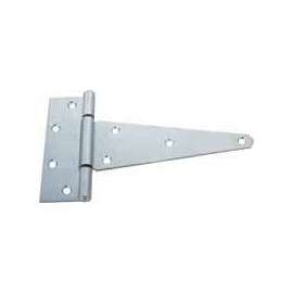 ProSource Heavy Duty T-Hinge, 8 In L 2.8 Mm Thick Door Leaf, Fixed, Steel, Zinc Plated