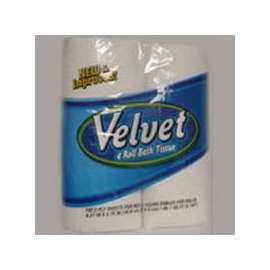 Velvet 096071 Bathroom Tissue, 2-Ply, 150 Roll