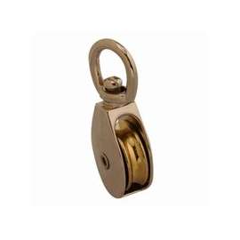 BARON 0173ZD-1/2 Swivel Eye Rope Pulley, 25 lb Weight Capacity, 5/32 in Rope