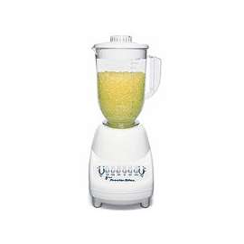 Proctor Silex 58130N Space-Saving Blender, 120 V, 375 W, 8-Speed, White