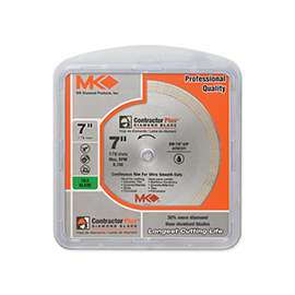 MK 167008 Circular Saw Blade, 7 in Dia, Diamond Cutting Edge, 7/8 to 5/8 in Arbor