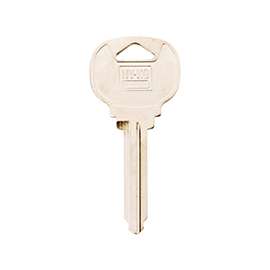 HY-KO 11010H59 Key Blank, Brass, Nickel, For Ford, Lincoln, Mercury Vehicles