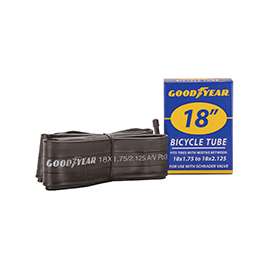 Kent 91076 Bicycle Tube, Black, For 18 x 1-3/4 in to 2-1/8 in W Bicycle Tires
