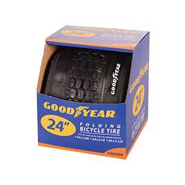 Kent 91058 Folding Cruiser Tire, Black, For 24 x 2 to 2.10 to 2-1/8 in Rim