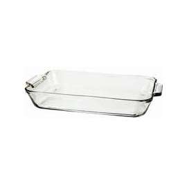 Oneida Oven Basics 819380BL11 Bake Dish, 5 qt Capacity, Glass, Clear
