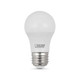 Feit Electric A1560/10KLED/3 LED Lamp, 120 V, 6.5 W, Medium E26, A15 Lamp, Warm White Light