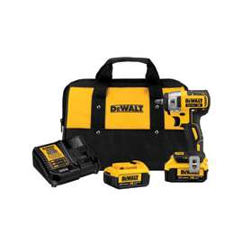 DeWALT DCF890M2 Impact Wrench Kit, 20 V Battery, Lithium-Ion Battery, 3/8 in Drive, Square Drive