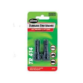 Slime 20149 Tubeless Tire Valve, Rubber, For TR414 Tires, 2