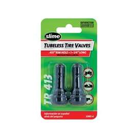 Slime 2080-A Tubeless Tire Valve, Rubber, For TR413 Tires, 2