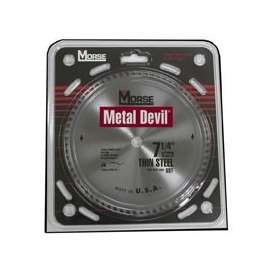 MORSE CSM72568NTSC Circular Saw Blade, 7-1/4 in Dia, Tungsten Carbide Cutting Edge, 5/8 in Arbor