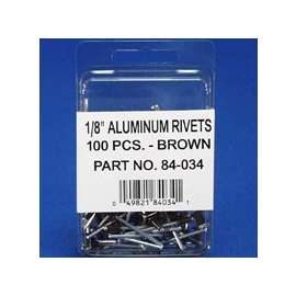 Amerimax 84034 Gutter Rivet, 1-1/2 in L, Aluminum