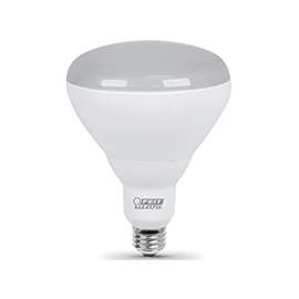 Feit Electric BR40DM/10KLED/2 LED Lamp, 120 V, 12.5 W, Medium E26, BR40 Lamp, Soft White Light