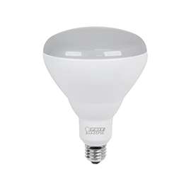 Feit Electric BR4075/927/LED LED Lamp, 120 V, 15.5 W, Medium E26, BR40 Lamp, Soft White Light