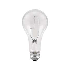 SYLVANIA 13125 Incandescent Light Bulb, 150 W, A21 Lamp, Medium E26