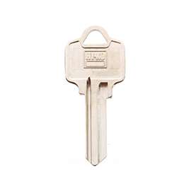 Hy-Ko 11010AR1 Key Blank, Brass, Nickel Plated