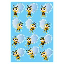 Die-Cut Magnetic Bees, 12 Pieces
