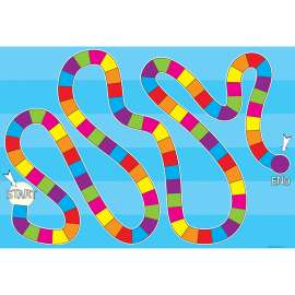 Smart Poly Blank Game Board Blank Chart, Dry-Erase Surface, 13" x 19"