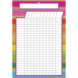 Smart Poly Chart, 13" x 19", Burlap Stitched Incentive, w/Grommet