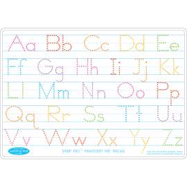 Smart Poly Learning Mat, 12" x 17", Double-Sided, Manuscript Tracing