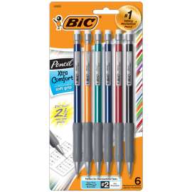 BIC Xtra Comfort Mechanical Pencil, .5mm, 6/Pack, Bundle of 6 Packs
