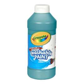 Crayola Washable Paint, Turquoise, 16 oz.