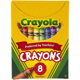 Crayola Crayons, Reg Size, 8 colors