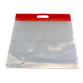 ZIPAFILE Storage Bag, Red, Pack of 25