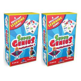 Super Genius Multiplication 1 Game, Pack of 2