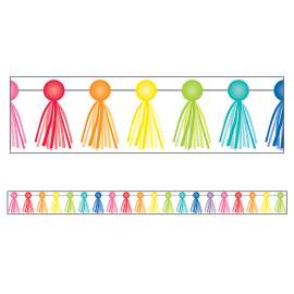 Hello Sunshine Tassel Straight Borders, 36'